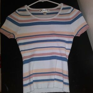 Multi colored crop top